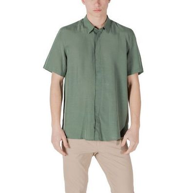 Antony Morato Green Lyocell Shortsleeve