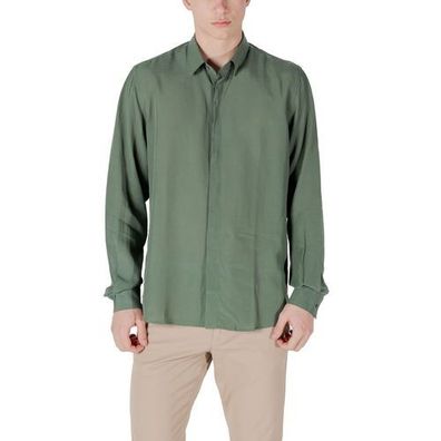 Antony Morato Green Lyocell Shirt