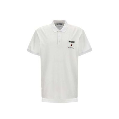 Moschino Couture In Love We Trust Cotton Polo