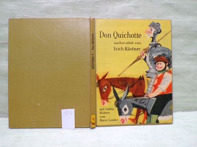 Erich Kästner Don Quichotte Horst Lemke Ueberreuter Großdruckschrift 60er Jahre