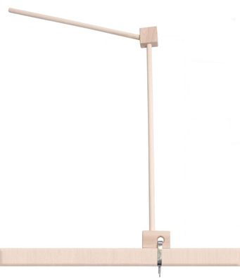 Best For Kids Mobilehalter aus Holz Braun - Flexibel & Sicher zum Klemmen, Aufhängen