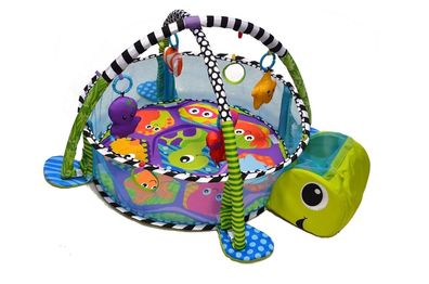 Best For Kids 3in1 Krabbeldecke Schildkröte Mehrfarbig - Spiel, Lernen & Spaß Baby