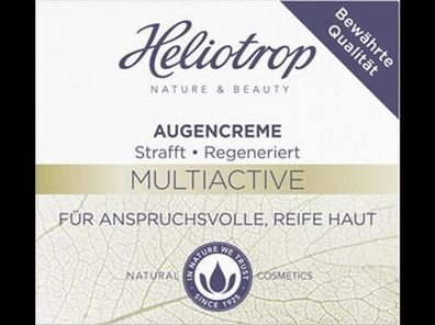 Heliotrop 6x Multiactive regenerierende Augencreme 15ml