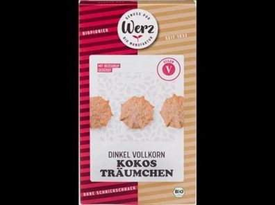 Naturkornmühle Werz Kokos Träumchen, Dinkel Vollkornkekse 110g