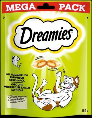 Dreamies Cat Snack mit Thunfisch Mega Pack 8 x 180g