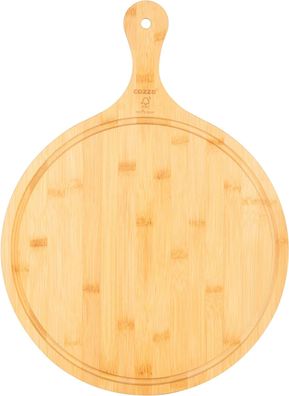 COZZE Pizzaschneidebrett mit Griff Ø350 x 20 mm