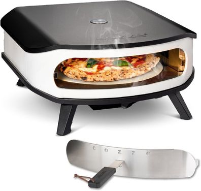 COZZE Pizzaofen mit rotierendem Pizzastein 17 Zoll Gasofen