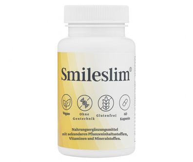 Smileslim Nahrungsergänzungsmittel | Gewichtsmanagement | 60 Kapseln
