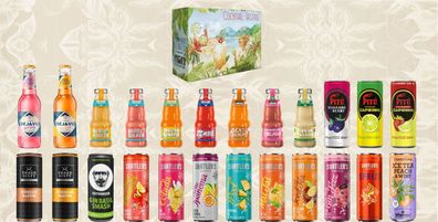 Cocktail Adventskalender - 24x Ready-to-Drink Cocktails | Shatlers, Pitu und mehr
