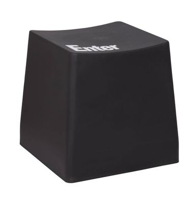 Hocker Sitzhocker Tastatur ENTER Taste Gaming Schwarz M-60355/1483 B-WARE
