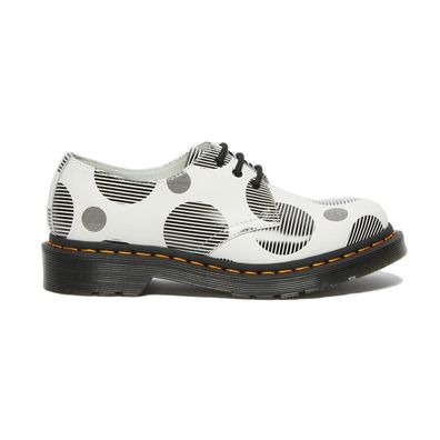 Derbies Dr. Martens 1461 Polka Dot Smooth Weiß