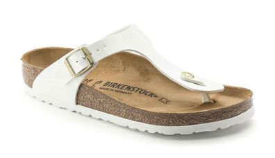 Sandalen Birkenstock Gizeh BF Normal Weiß