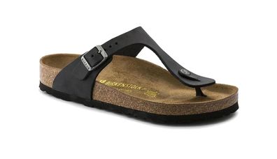 Sandalen Birkenstock Gizeh Normal schwarz