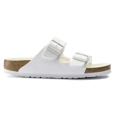 Sandalen Birkenstock Weiß Arizona Birko-Flor