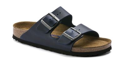 Sandalen Birkenstock Arizona Soft Etroite blau marine