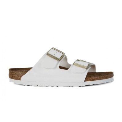 Sandalen Birkenstock Arizona Patent Weiß