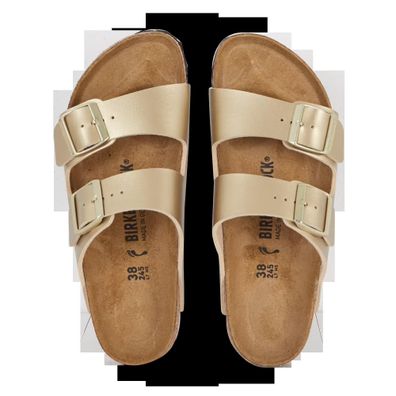 Sandalen Birkenstock Arizona Damen Gold