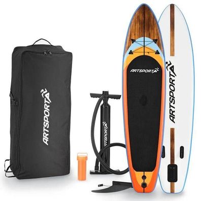 SUP Stand Up Paddle Board Set aufblasbar 320 Paddling Surfboard 150kg B-WARE