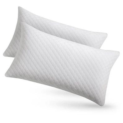 Kissen Kopfkissen 2er Set 80x40 cm Schlafkissen Sofakissen Memory Foam B-WARE