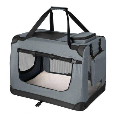 Hundetransportbox Hundebox faltbar Autotransportbox S Dunkelgrau B-WARE