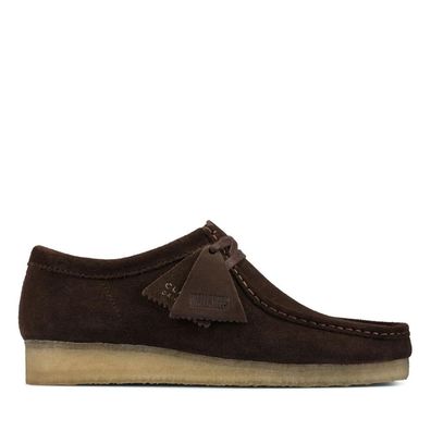 Stiefel Clarks Wallabee aus braunem Wildleder