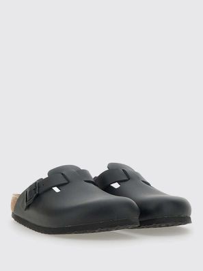 Mules Birkenstock Boston Lisse Etroite Schwarz