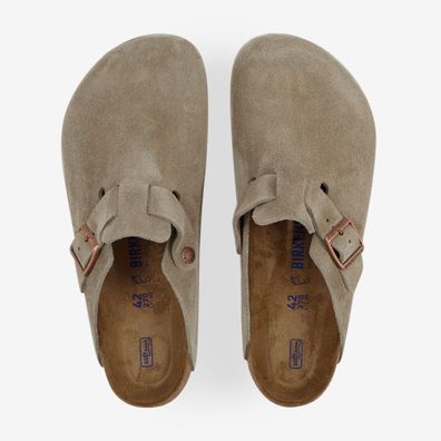 Mules Birkenstock Boston Normal aus braunem Leder