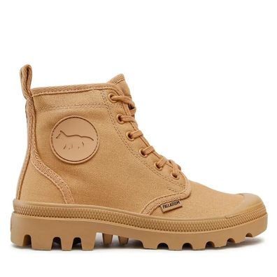 Stiefel Palladium Pallabrousse X Kitsune braun