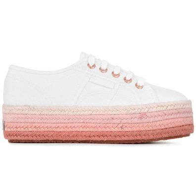 Sneakers Superga mit 4 cm Plateau in Rosa