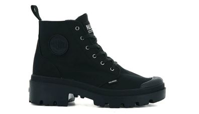 Stiefel Palladium Pallabase Twill schwarz