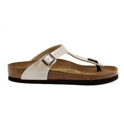 Sandalen Birkenstock Gizeh Pearl Weiß