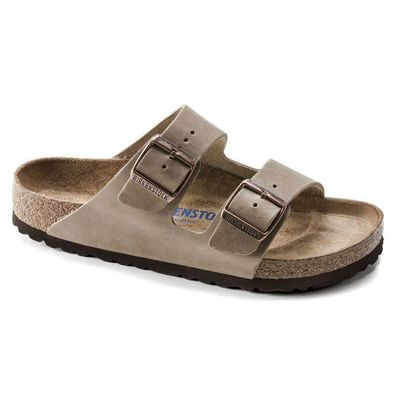 Sandale Birkenstock Arizona Grau Nubukleder