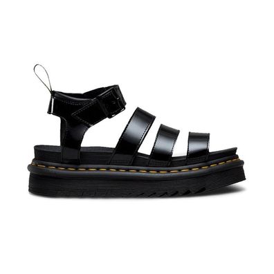 Sandalen Dr. Martens Blaire aus Leder schwarz