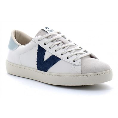 Sneakers Victoria Weiß mit Nubukleder