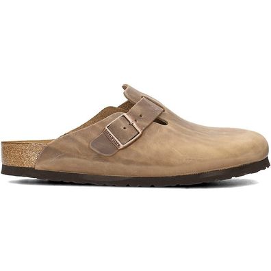 Mules Birkenstock Boston Nubukleder Braun