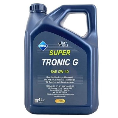 Aral SuperTronic G 0W-40 4 Liter