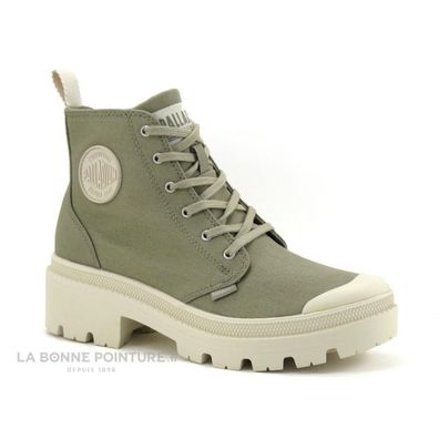Stiefel Palladium Pallabase Twill Grén