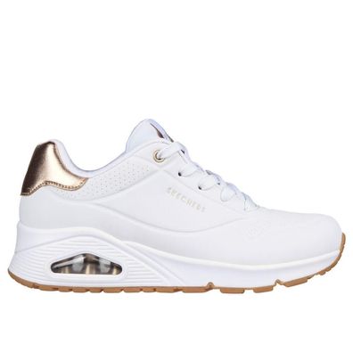 Sneakers Skechers Weiß mit Goldenem Detail