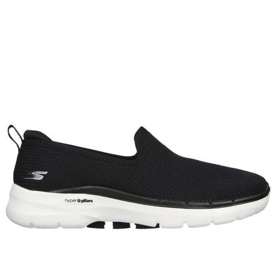 Sneakers Skechers Go Walk 6 - Clear Virtue schwarz/weiß