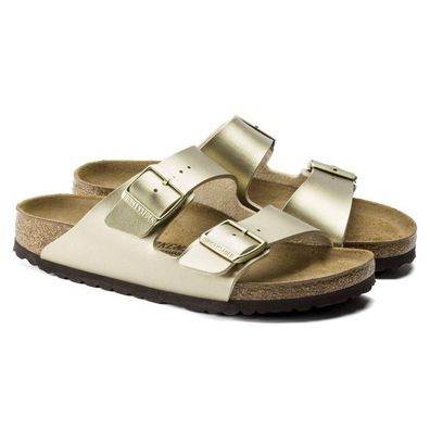 Sandalen Birkenstock Arizona Normal in Gold