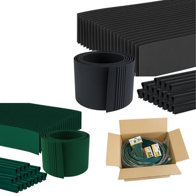 Sichtschutzstreifen aus PP Doppelstabmatten SET 153 Metern + 120 Klemmen