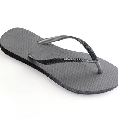 Sandalen Havaianas Slim Sparkle Grau