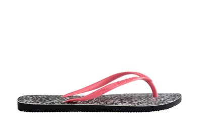 Sandalen Havaianas Slim Leopard Fc schwarz