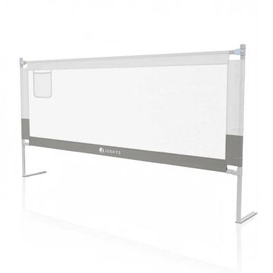 Rausfallschutz Jaron Bettschutzgitter Bett Baby Kinder Grau 200 CM B-WARE
