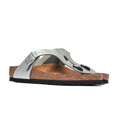 Sandale Birkenstock Gizeh Normal Silber