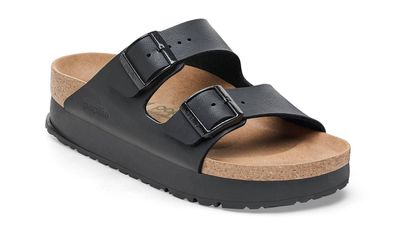 Sandalen Birkenstock Arizona Pap Flex Platform Etroite schwarz