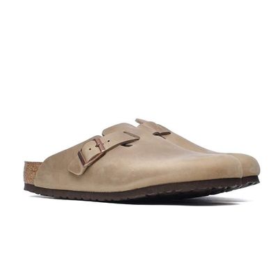 Sabot Birkenstock Boston Normal aus Leder