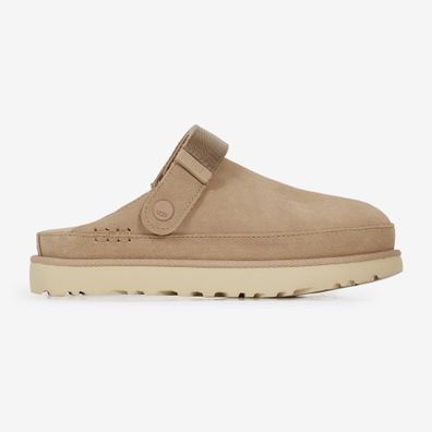 Sandalen UGG Goldenstar aus Veloursleder Beige