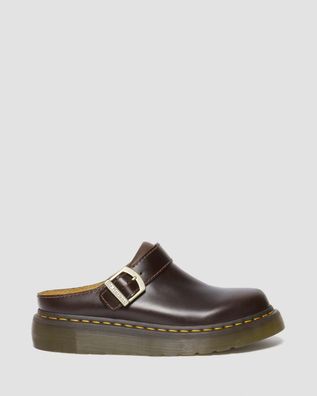 Sabots Dr. Martens Laketen aus braunem Leder