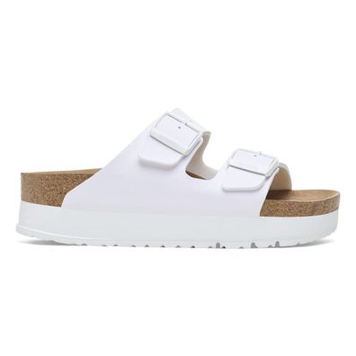 Sandalen Birkenstock Arizona PAP Flex Platform Weiß